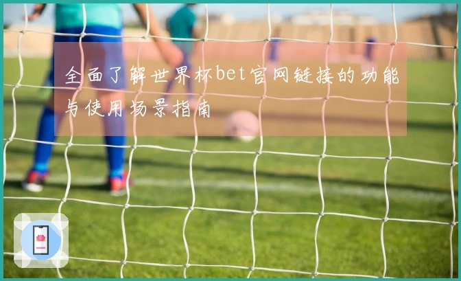 全面了解世界杯bet官网链接的功能与使用场景指南